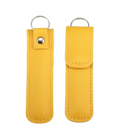 VOCOSTE 6Pcs Stainless Steel Ear Cleansing Tool Set in Yellow Faux Leather Case - Buy Online on GoSupps.com