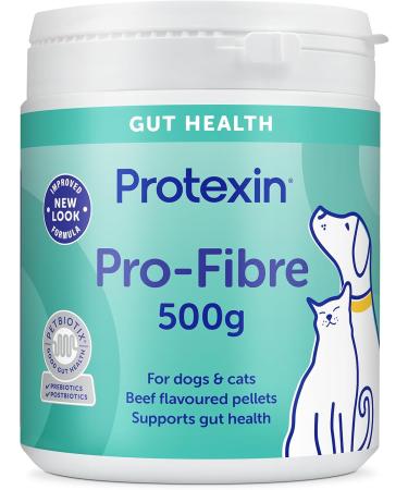 Protexin Veterinary Pro-Fibre for Dogs and Cats Green brown 500 g (Pack of 1) Single - Buy Online on GoSupps.com