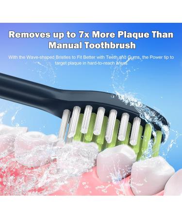 8 Pack Midnight Navy Blue Replacement Toothbrush Heads Compatible with Philips Sonicare One BH1022/05 - Buy Online on GoSupps.com