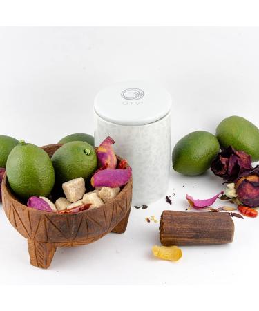 Rosa Dulce Candle - Premium 9oz Coconut Wax Home Scented Candle | Decorative Ceramic Jar | Aromatherapy with Citrus Rose Jasmine & Amber - Buy Online on GoSupps.com