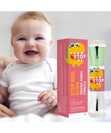 Stop Nail Biting - Bitter-Tasting Thumb Sucking Solution | Long-Lasting Finger Sucking Guard Prevention No Bite Nail Polish Safe for Kids - Buy Online on GoSupps.com