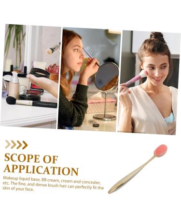 Housoutil Foundation Brush Concealer Brush Blusher Brush Cosmetic Brush Makeup Tools Toothbrush Type - Buy Online on GoSupps.com
