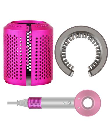 YTCHYYSK Upgraded Hair Dryer Filter Cage Replacement for Dyson Supersonic HD01 HD03 HD08 HD15 Outer Filter Repair Accessories with Cleaning Brush Rose