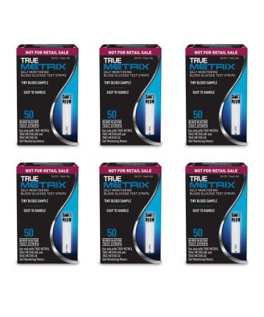 6 x 50 ct TRUE METRIX NFRS Test Strips (300 Test Strips)