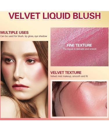 SPRINGSKY Liquid Blush Set - 2PCS Soft Cream Matte Face Blush for Cheeks | Natural-Looking & Long-Lasting | Moisturizing & Lightweight | Beauty Gift For Women - Buy Online on GoSupps.com