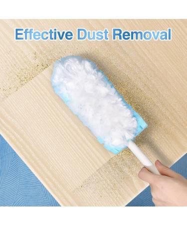 tesrgre 12 Duster Refills and 1 Handle 360 Heavy Duty Duster Refills Multi Dusters for Cleaning Home & Car for Ceiling Easy Install Easy to Use - Buy Online on GoSupps.com