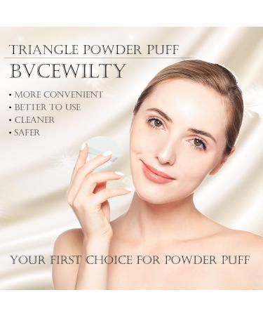 Triangle Powder Puff Set - 6 Soft Velour Makeup Puffs for Loose & Body Powder | Bvcewilty - International Shipping Available - Buy Online on GoSupps.com