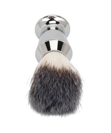 Premium Men's Shaving Brush - Fine Synthetic Bristles & Stainless Steel - Effortless Cleaning & Grooming - Buy Online on GoSupps.com