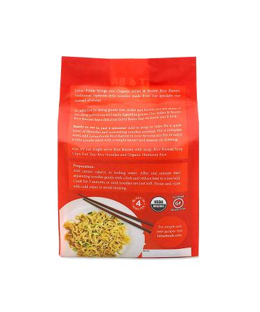 Lotus Foods Organic Millet & Brown Rice Ramen Noodles - 10 oz - Buy Online on GoSupps.com
