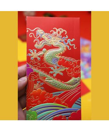CAPART Chinese New Year Red Envelops 2024 Bulk Chinese Hongbao Long Feng (08 Large 12) 08 LF Large 12 - Buy Online on GoSupps.com