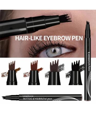 Ztigerz Ziborn 4 Tip Microblade Brow Pen - Waterproof Professional Eyebrow Definer - Buy Online on GoSupps.com