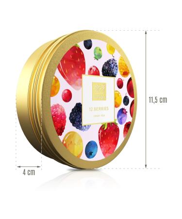Tea Uniqo 12 Berries Fruit Tea - Gourmet Loose Leaf Gluten-Free Vegan Gift Box - Buy Online on GoSupps.com