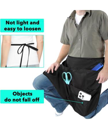 Waterproof Hair Stylist Apron with 5 Pockets | Bleach-Proof Barber Apron for Men & Women - Ideal for Salons & Cosmetology - Buy Online on GoSupps.com