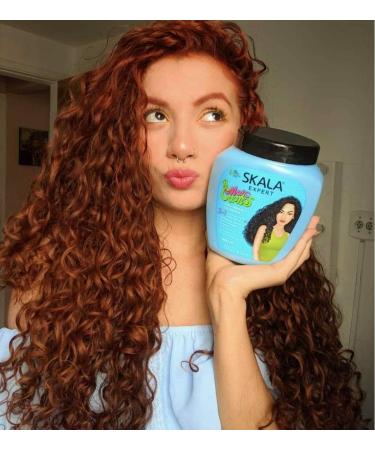 Skala Mais Cachos Brazilian Hair Care - Sulfate Paraben Silicone Free - For Curly Frizzy and Transitioning Hair - Free Comb (Comb Color May Vary) - Buy Online on GoSupps.com