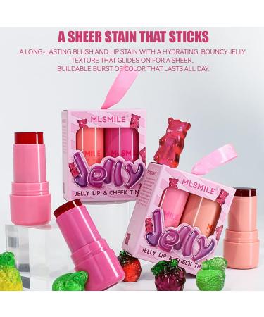 Water Jelly Tint Stick - Cooling Lip Gloss & Blush Makeup | Waterproof Long Lasting & Buildable Finish - International Shipping Available - Buy Online on GoSupps.com