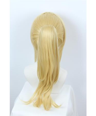 Linfairy Blonde Women's Wig - 50cm Ponytail Cosplay Costume Wig | International Shipping Available - Buy Online on GoSupps.com