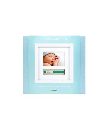 Pearhead P63012 Deluxe Baby Hospital Bracelet Frame - White Picture Frame for Storing Birth Bracelets | Ideal Keepsake Gift - Buy Online on GoSupps.com