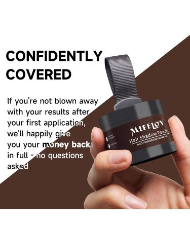 Buy Mifeloy 2-Piece Hairline Powder Set - Dark Brown Concealer & Mirror Sponge for Instant Hair Coverage - Waterproof Hair Makeup for Men & Women - Buy Online on GoSupps.com