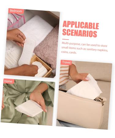 3-Piece Women's Credit Holder & Lipstick Bag - Halter Cosmetics Travel Snap Wand & Menstrual Pillow - Stylish Tampon Holder - Buy Online on GoSupps.com