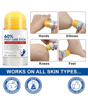  G n rique Urea Cream 60% Moisturizing Repair Foot Cream Deeply Hydrates and Softens Cracked Heels Cream for Very Dry and Damaged Feet 40g (2) - Buy Online on GoSupps.com