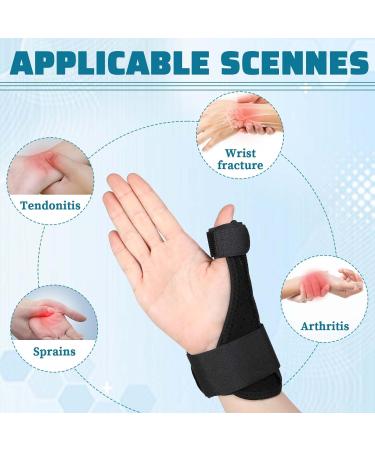 Thumb Spica Splint - Lightweight Breathable Wrist Support Brace for Pain Relief | Carpal Tunnel Arthritis & Tendonitis - Both Hands - Buy Online on GoSupps.com