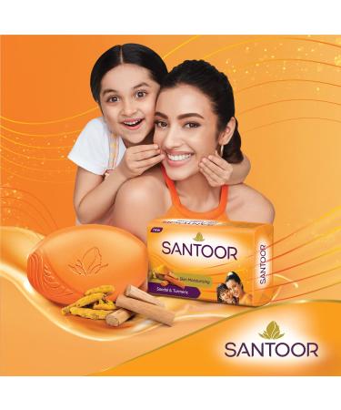 Skin Moisturizing Sandal & Turmeric Soap - Anti-Aging Nourishing Soft & Smooth Skin | Pack of 8 125g | All Skin Types | International Shipping - Buy Online on GoSupps.com