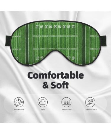 Shop Double-Sided Eye Mask | Unisex American Football Field Sleep Shade | Comfortable Sleeping Mask for Better Sleep - Buy Online on GoSupps.com