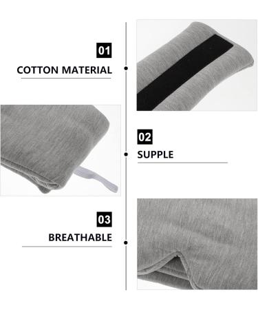 Buy EXCEART 1pc Sleep Mask Eye Cover - Ultimate Comfort for Travel & Naps Full Shading Cotton Eye Shades for Women Grey - Buy Online on GoSupps.com