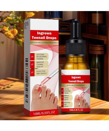  TQEBWUS Nail and Toenail Strengthening Liquid - 10ml Ingrown Toenail Corrector Drops Beauty Care for Hands and Feet Nighttime Travel Treatment for Dry Damaged Cracked Curved Fragile and Chipped Nails - Buy Online on GoSupps.com