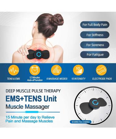 Keecham Tens Unit: Back Pain Relief Muscle Stimulator | Fast & Effective Pain Relief - Buy Online on GoSupps.com
