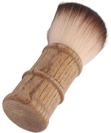 Qukaim Salon Neck Brush Hair Cutting Neck Dust Brush Fiber Hair Wooden Handle Home Salon Barber Neck Face Cleaning Brush - Buy Online on GoSupps.com