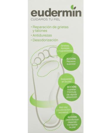 Eudermin Pies Tubo Crema - Hydrating Foot Cream for Soft Skin | International Shipping Available - Buy Online on GoSupps.com