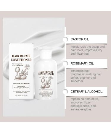  gifyym Moisturizing Conditioner | 400ml Intensive Repair Cream | Long-Lasting Protective Moisturizing Care for Daily Use at Home Bathroom and Travel | Men and Women - Buy Online on GoSupps.com