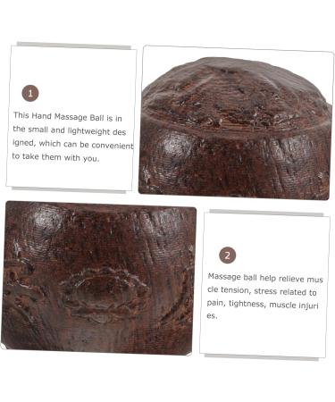 Beavorty Portable Fitness Handball Massagers - Wooden Health Cone Balls for Sports & Massage - Buy Online on GoSupps.com