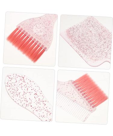 Housoutil 1 Set Highlighter Comb Hair Salon Dye Board Hair Dye Color Brush Foil Board Hair Frosting Kit Hair Kit Highlighting Kit Hair Coloring Tools Nylon Modeling Hair Color Board Pink - Buy Online on GoSupps.com