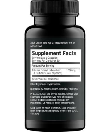 Nugenix Essentials Tribulus Terrestris Extract - 1000mg High Potency - 95% Saponins - 60 Count - Buy Online on GoSupps.com
