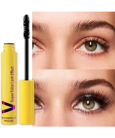 Beliky Girl Black mascara with telescopic snake eyelashes waving and compacting can be extended quickly and easily long lasting and removes makeup yellow - Buy Online on GoSupps.com