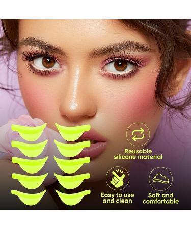 Libeauty Eyelash Lift Shield Perm Pads - 10 Pcs Reusable Curler & Lifting Rods - Buy Online on GoSupps.com