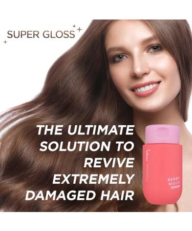 LEAVE-IN HAIR MASK - Korean Gloss Treatment for Frizzy & Dry Hair | Hydrating Biotin Repair Mask (BERRY MUCH - Buy Online on GoSupps.com