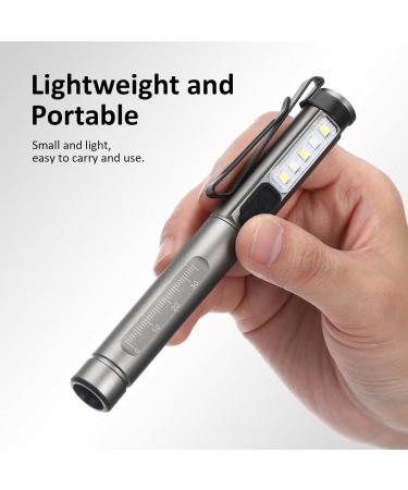 POPETPOP Pen Light Rechargeable Small Flashlight Pen Torch 3 Colors Multifunction Penlights for Nurses Dentisit Student Medical Essentials - Buy Online on GoSupps.com