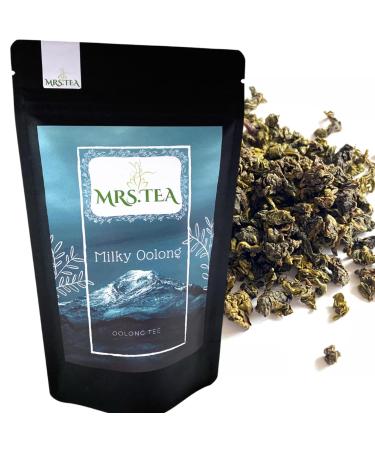 Mrs. Tea Milky Oolong Tea |Premium Oolongtee with green tea character semi -fermented green tea loose |Creamy milk note |Chinese Oolong Tea 90 g