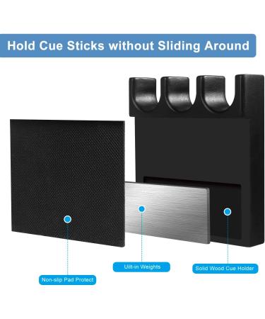 SISIPAI LIFE Pool Stick Holder 2PC Cue Stick Holder - Solid Wood Pool Cue Accessories - Buy Online on GoSupps.com