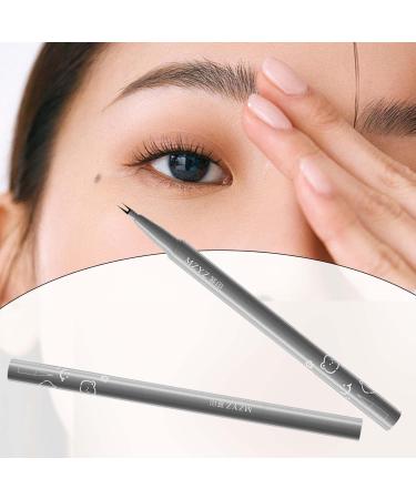 Kokiya Double Tip Lower Eyelash Pencil Multifunction Women Girls Gift for Home Wedding Party Travel Gray Brown - Buy Online on GoSupps.com