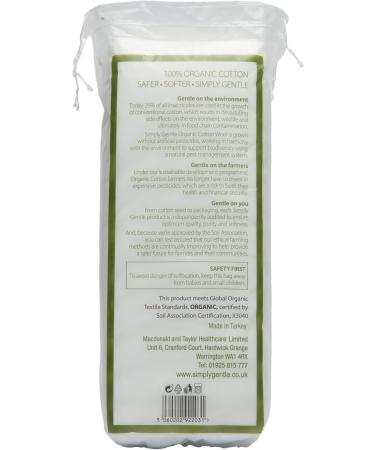 Simply Gentle 100g Organic Cotton Folds - Eco-Friendly Sustainable & Soft | International Shipping - Buy Online on GoSupps.com