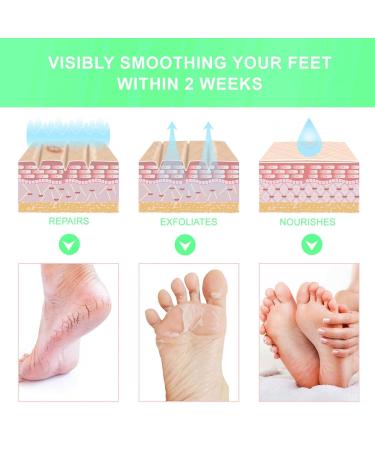 Buy Corn Skin Socks | Foot Peeling Pedicure for Soft Velvet Feet - Remove Dead Skin & Repair Cracked Heels - Buy Online on GoSupps.com
