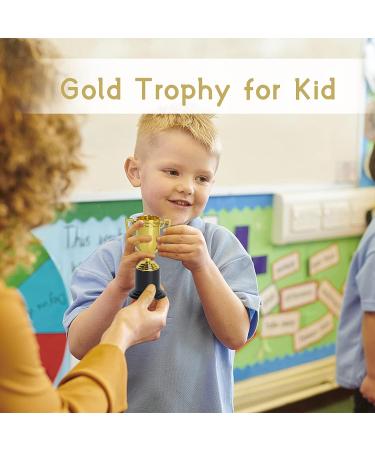 24 Pack Mini Gold Award Trophy Cup - 4 Inch Plastic Trophies for Kids & Adults - Ideal for Sports, Parties, Tournaments & Competitions - Buy Online on GoSupps.com
