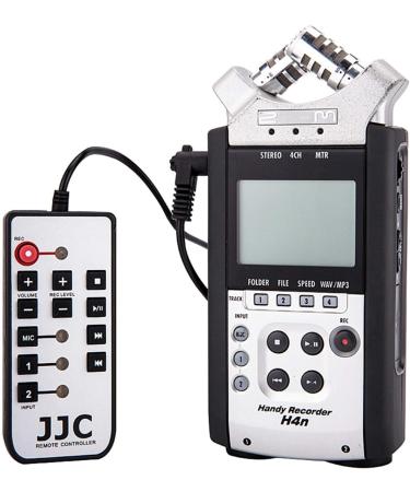 JJC H4n Remote Control Commander for Zoom H4n & H4n Pro 2020 Model - 1.4m Cable for Handy Portable Recorder - Buy Online on GoSupps.com