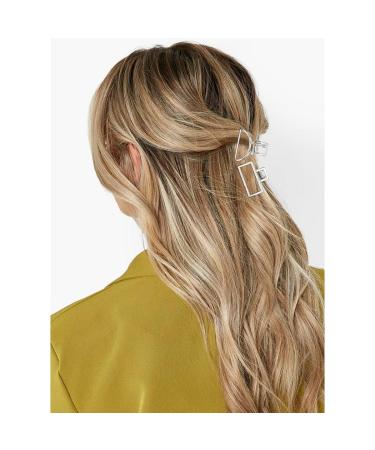 Brinie Silver Mini Non-Slip Hair Clips - Set of 2 | Daily & Party Hair Accessories for Women and Girls - Buy Online on GoSupps.com