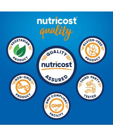 Nutricost Vitamin C Gummies (500mg) 120 Gummies - Made with Natural Flavors & 556% DV of Vitamin C Vegan GMO-Free Gluten-Free 30 Servings 120 Count (Pack of 1) - Buy Online on GoSupps.com