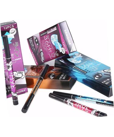 FRCOLOR 3pcs Eyeliner Pencil Black Waterproof Eyeliner Women Eyeliner Liquid Liner No Smudge Liquid Eyeliner 1 count (Pack of 1) As Shownx3pcs - Buy Online on GoSupps.com